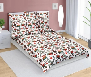 Dětské vánoční povlečení Bellatex Louskáček 140x200 + 70x90 cm