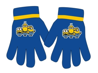 Dětské pletené prstové rukavice Mimoni 5242807 modré