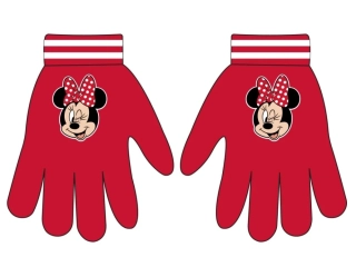 Dětské pletené prstové rukavice Minnie Mouse 5242C023 červené