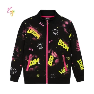 Teplá dívčí mikina Kugo GM9775 černá