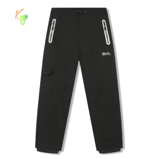 Dětské softshellové kalhoty zateplené Kugo HK5066 černé