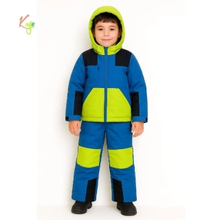 Chlapecká zimní bunda + lyžařské kalhoty Kugo PG25001 modrá
