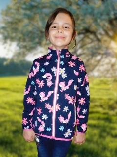 Dívčí mikina Kugo DM9375 tmavě modrá