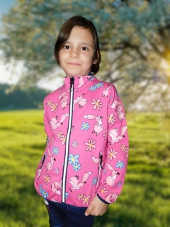 Dívčí mikina Kugo DM9375 růžová