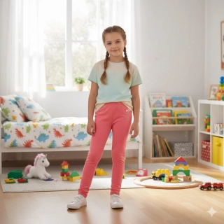 Dívčí legíny Wolf H2349B lososově růžové