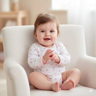 Kojenecké body dlouhý rukáv Wolf E2402 bílo-růžové