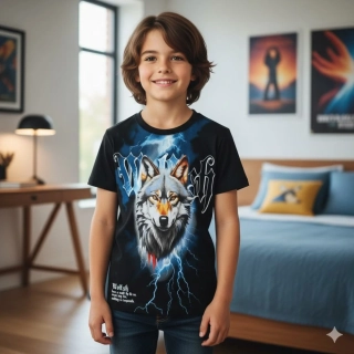 Chlapecké tričko krátký rukáv Kugo DC9410 černé