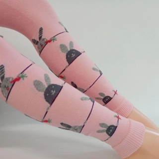 Dětské punčochové legíny Trepon Ušák světle růžové