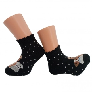 Dívčí nízké ponožky Trepon Friend černé