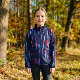 Dívčí funkční mikina Kugo SM3662 tmavě modrá