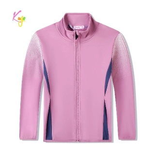 Dívčí funkční mikina Kugo SM3661 fialová