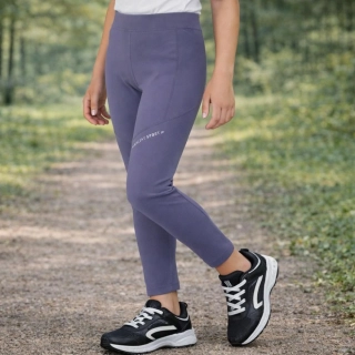 Dívčí funkční legíny Kugo SL3656 šedé