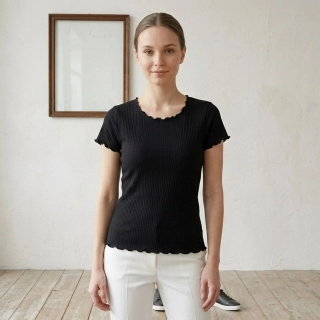 Dámské tričko krátký rukáv Rosa černé