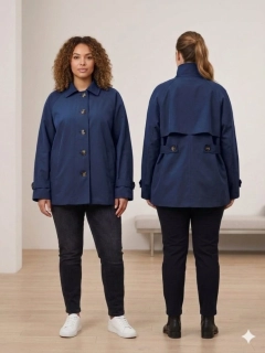 Dámský přechodový kabátek Chiaretta 9008 tmavě modrý