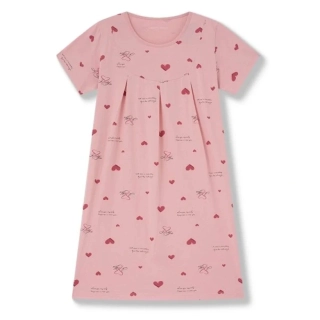 Dámská noční košile krátký rukáv Wolf D2534 lososová