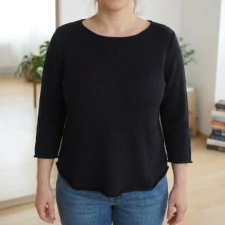 Dámské úpletové tričko (svetřík) Ignác černé