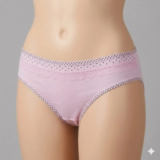 Bavlněné dámské kalhotky Elevek K117 růžové