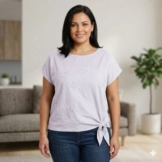 Stylové dámské tričko Dana s krátkým rukávem světle růžové