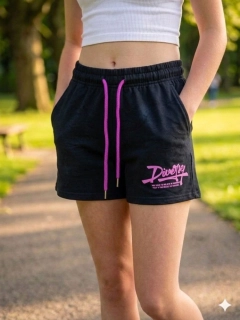 Trendy dívčí bavlněné šortky Kugo ZS8875 černé