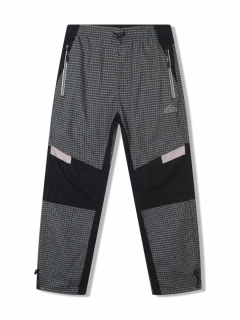 Dětské plátěné kalhoty outdoorové Kugo FK7617 šedé