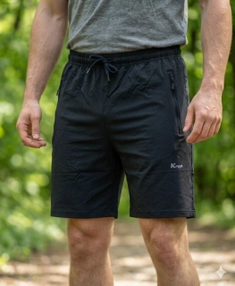 Stylové pánské bavlněné kraťasy Kugo FT5321 černé