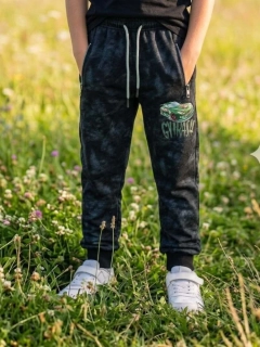 Trendy chlapecké tepláky Kugo ZT8836 šedé s autem