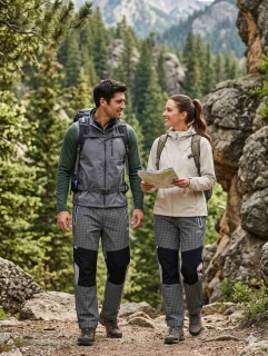 Outdoorové plátěné kalhoty Kugo FK7610 šedé