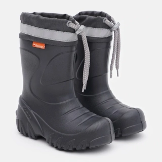 Dětské mrazuvzorné zateplené holinky Demar Mammut-S I tmavě šedé