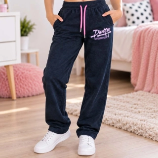 Trendy dívčí tepláky Kugo ZM8881B černé