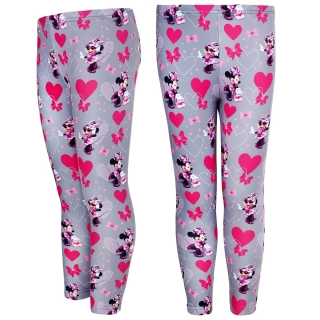 Dětské dívčí legíny Setino Minnie šedé