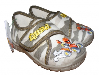 Dětská chlapecká plátěná obuv MB Kids 107 Quad