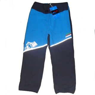 Dětské zateplené šusťákové kalhoty Kugo H200 tyrkysová