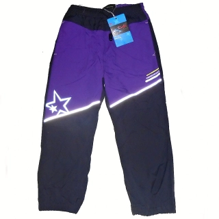 Dětské zateplené šusťákové kalhoty Kugo H200 fialová