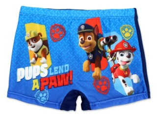 Dětské chlapecké plavky Setino 910-550 Paw Patrol tm. modrá