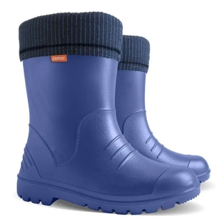 Dětské zateplené holinky Demar Dino D modré