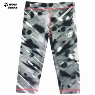Dětské dívčí 3/4 legíny z funkčního materiálu Kugo M0235 šedá