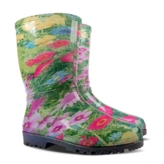 Dámské holínky Demar RAINNY PRINT 0054 E louka