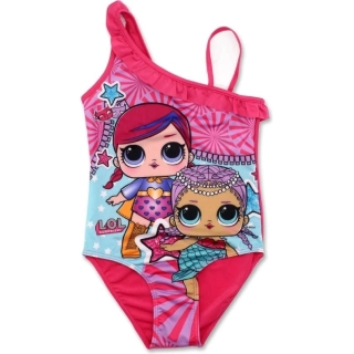 Dívčí jednodílné plavky SETINO LOL Surprise růžové, vel. 116-152