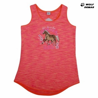 Dívčí tričko WOLF S2018 oranžové, vel. 116-146