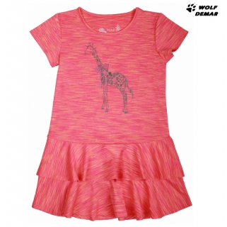 Dívčí šaty WOLF S2019 oranžové, vel. 98-128