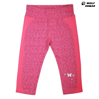 Dívčí 3/4 legíny WOLF H2047 růžové