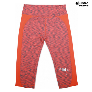 Dívčí 3/4 legíny WOLF H2047 oranžové